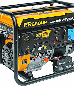 F.F. Group GPG 6000E Plus Γεννήτρια Βενζίνης Τετράχρονη με Μίζα και Μέγιστη Ισχύ 6kVA