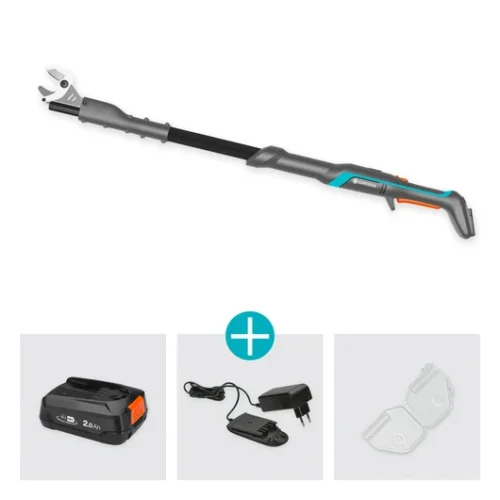 14772-20 Κλαδευτήρι Μπαταρίας Gardena με κοντάρι EasyCut 110/18V P4A Set