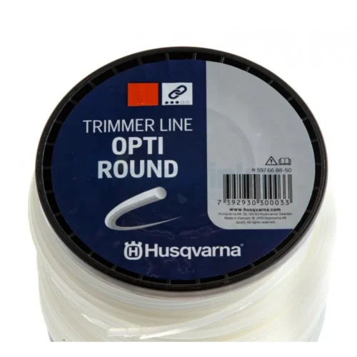 Μεσινέζα Βασικού Τύπου (Opti Round) Husqvarna 3,3 mm / 75 m Λευκή