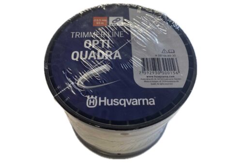 Μεσινέζα Τετράγωνη (Opti Quadra) Husqvarna 3,3 mm / 65 m Λευκή